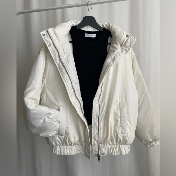 BROOKLYN QUILTED JACKET — In Lt Cream - Picture 3 of 11